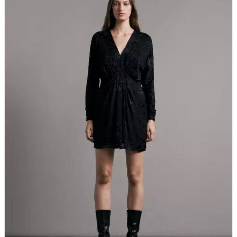 Rag and Bone silk blend Burnout Mini Dress